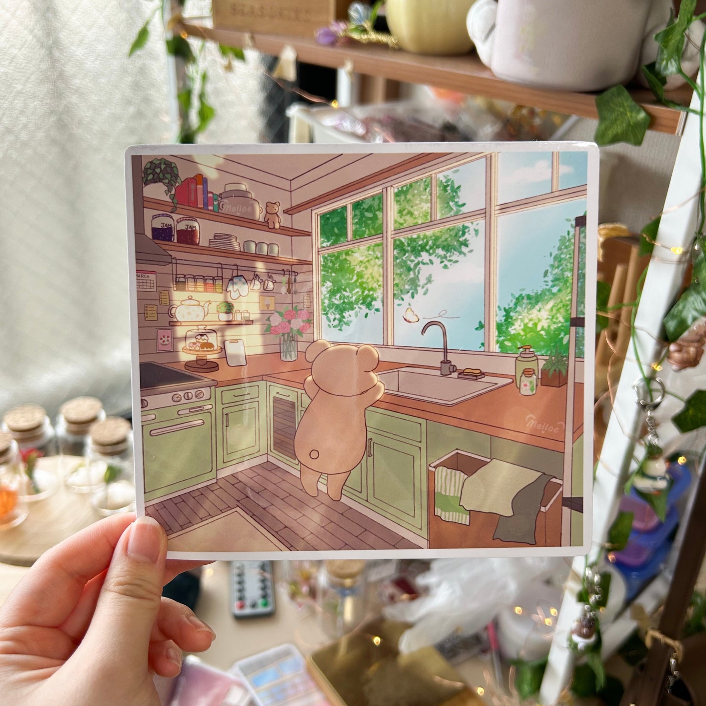 Lailo’s Kitchen Art Print + Digital Wallpaper