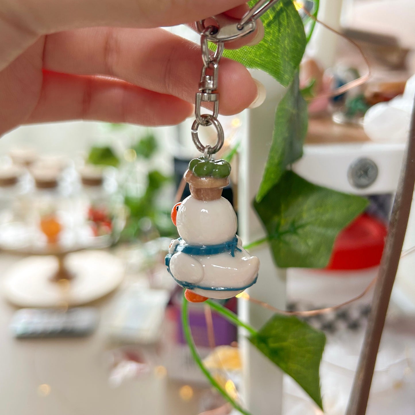 Gardener Duck Keychain