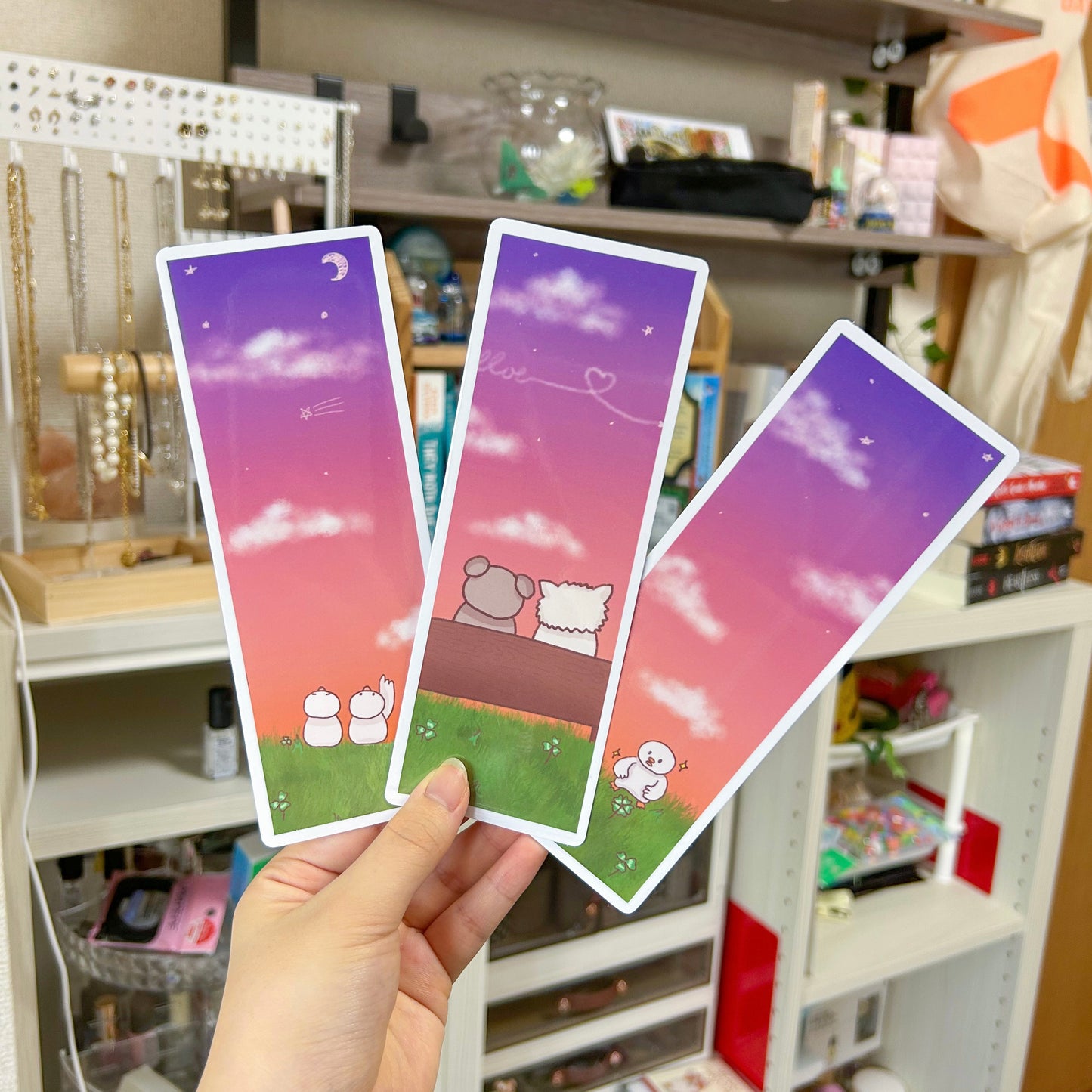 Stargazing Under the Sunset Bookmark Bundle