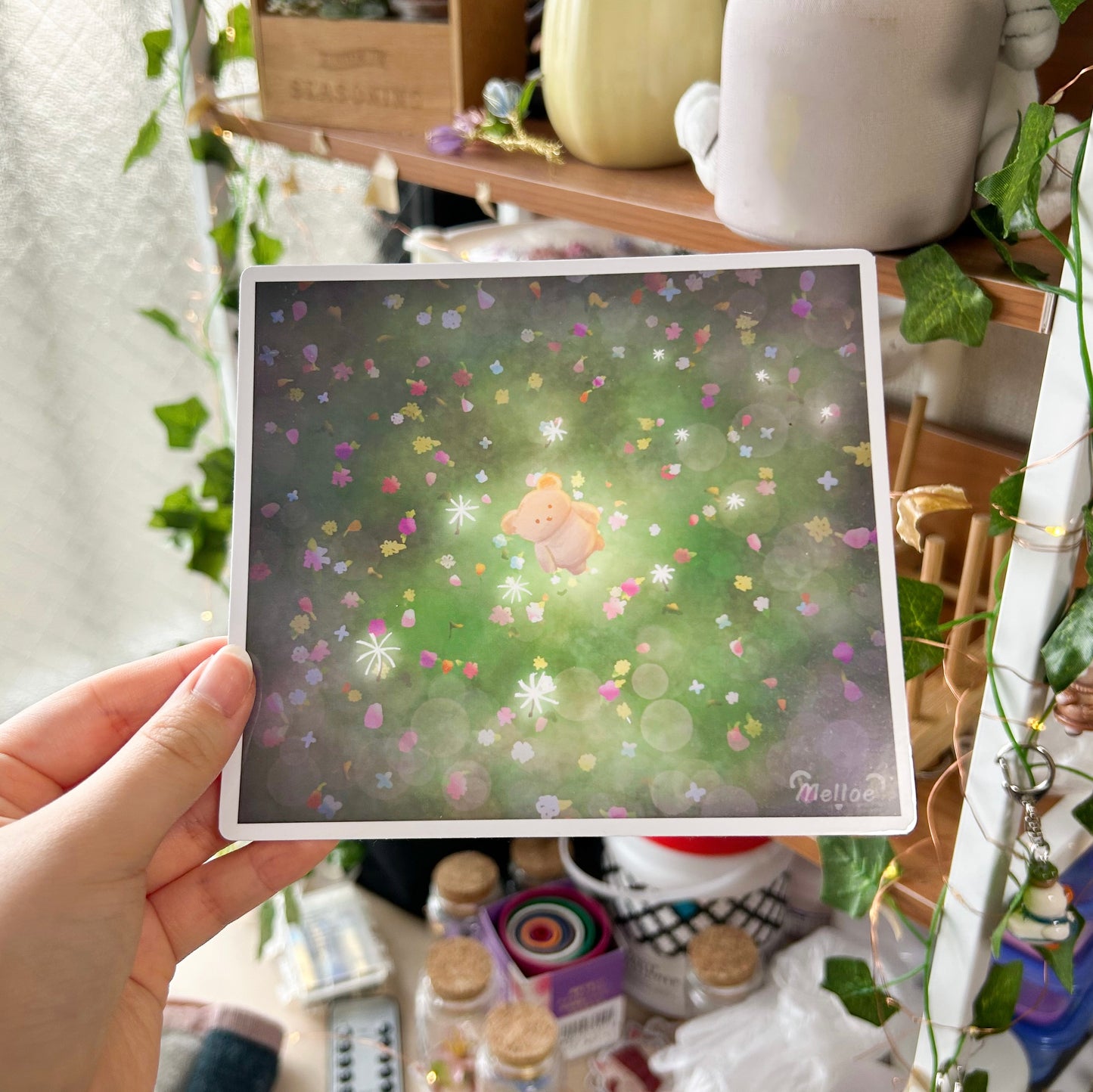 Lailo Dandelion Print + Digital Wallpaper
