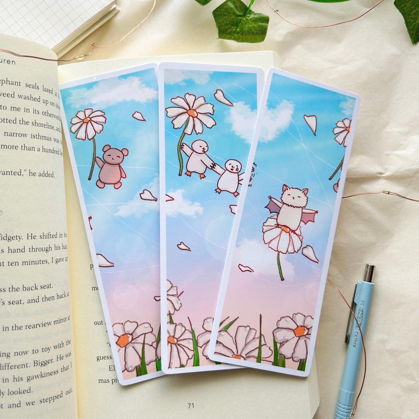 A Field of Daisies Bookmark Bundle
