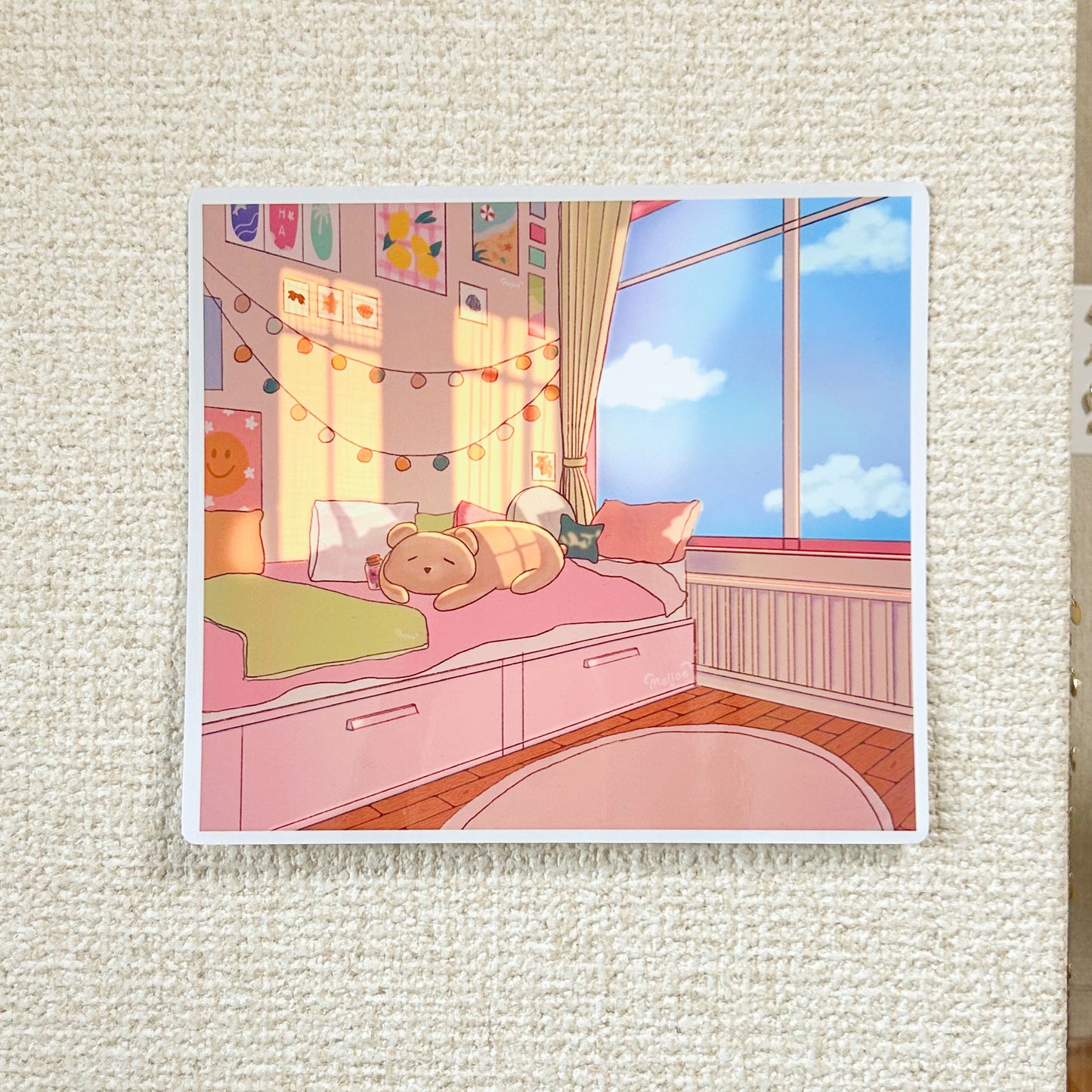 Lailo’s Bedrom Print + Digital Wallpaper
