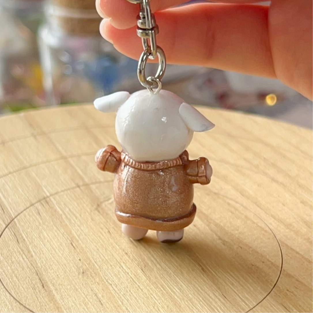 Cardigan Sheep Keychain