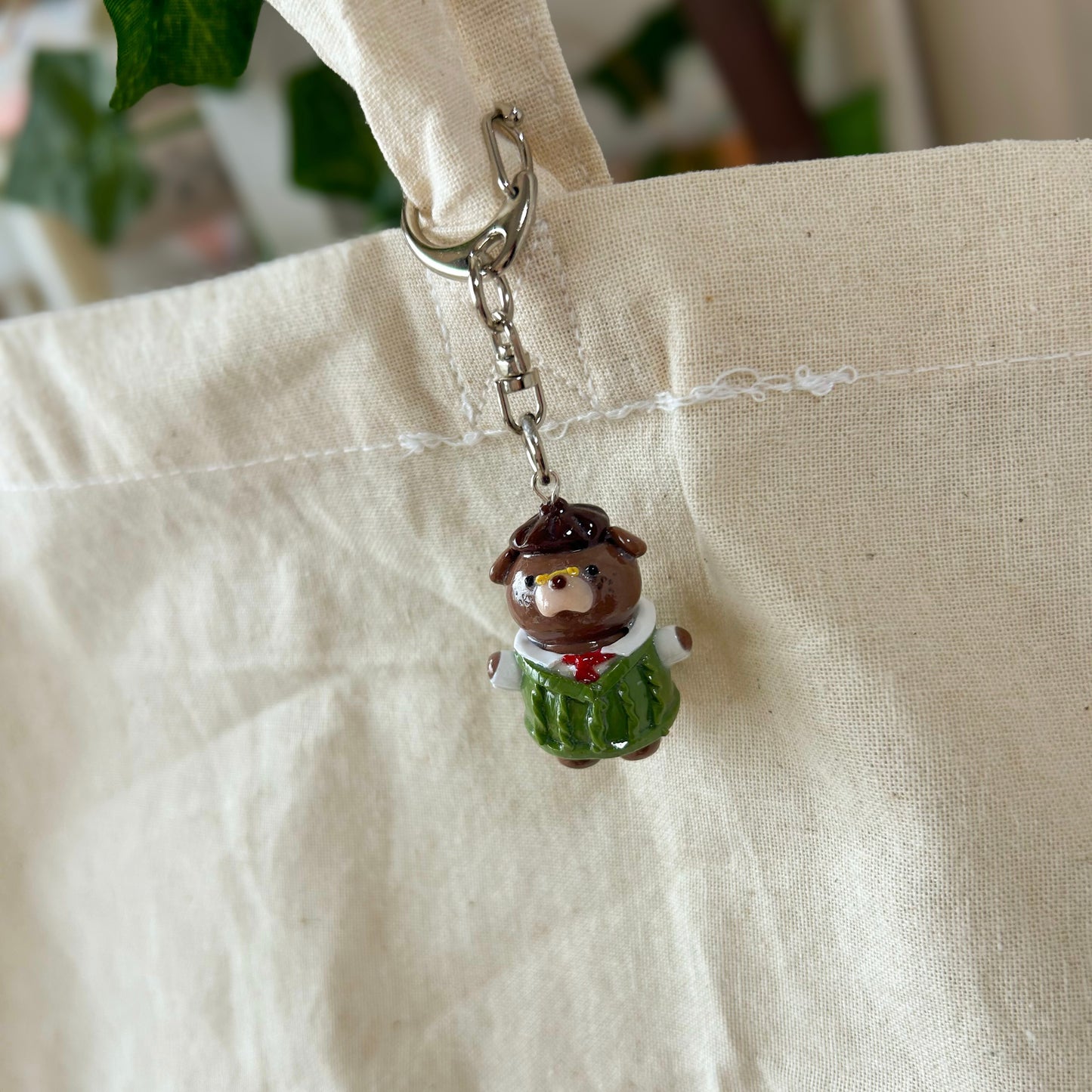 Grandpa Dog Keychain