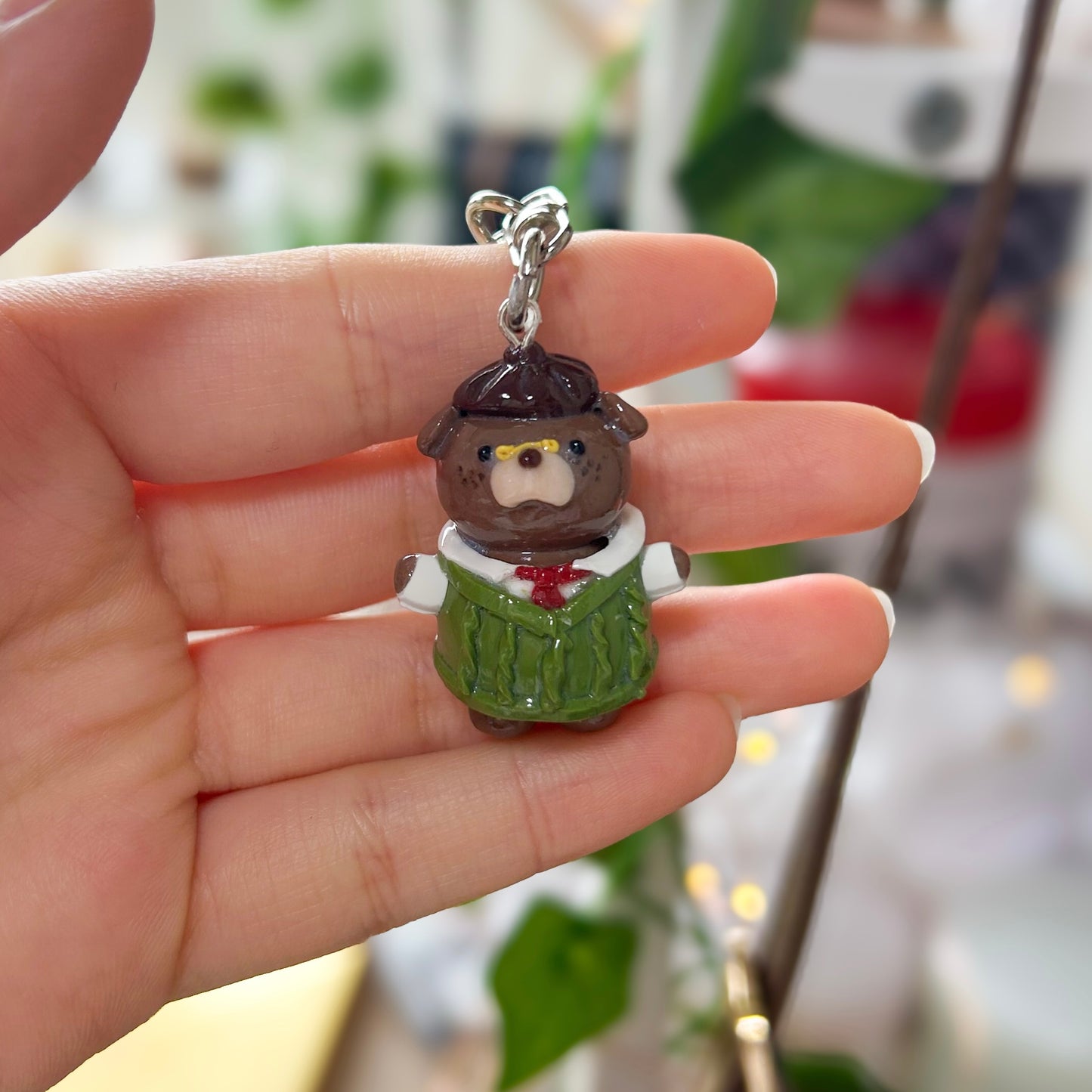 Grandpa Dog Keychain