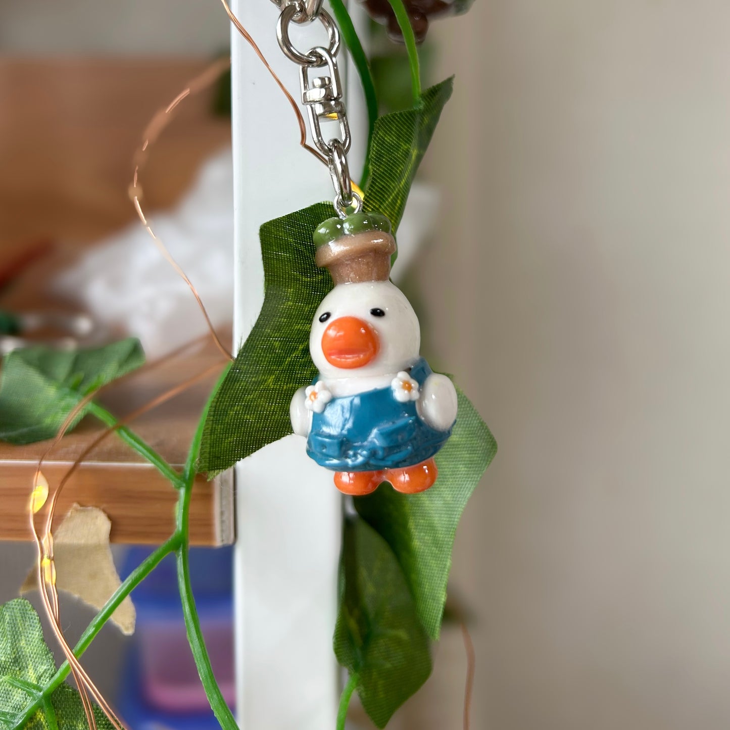 Gardener Duck Keychain
