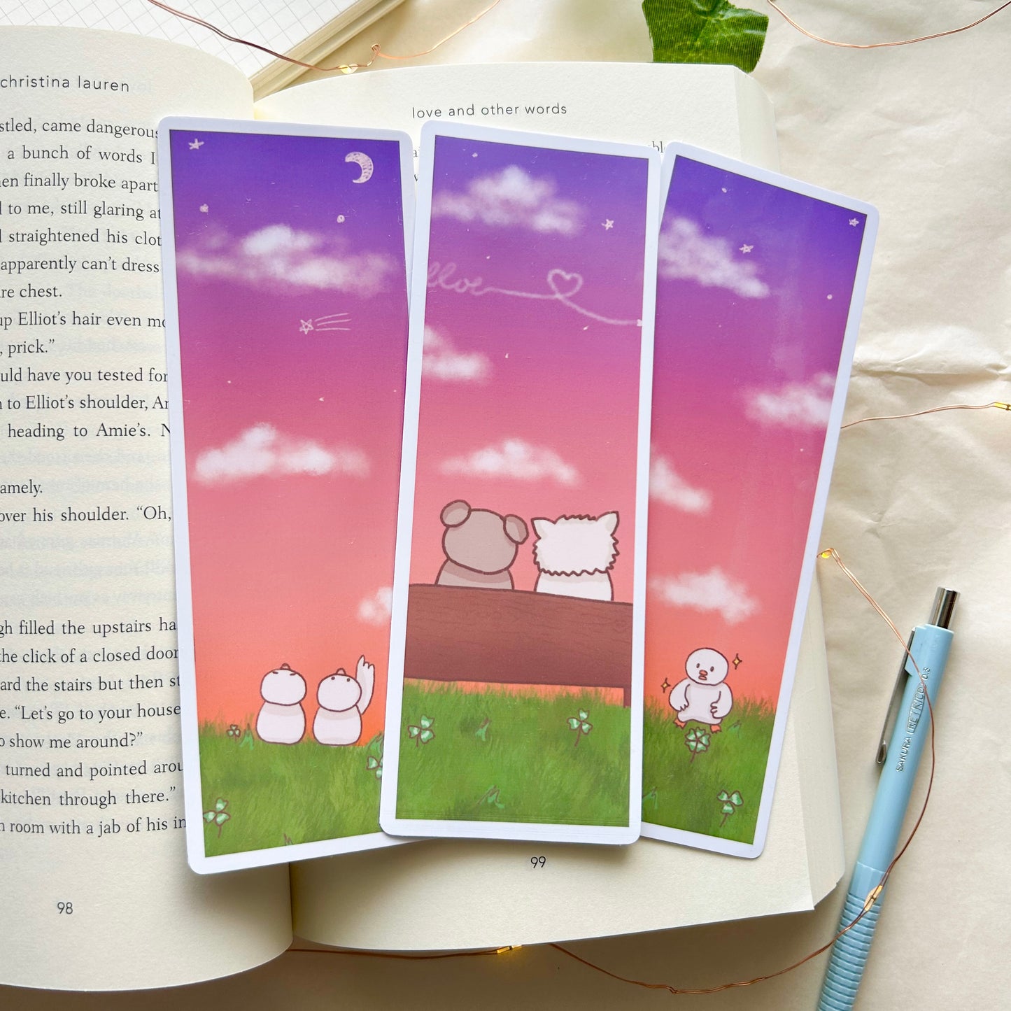 Stargazing Under the Sunset Bookmark Bundle
