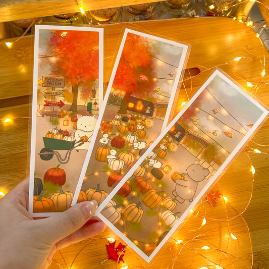 Pumpkin patch bookmark bundle