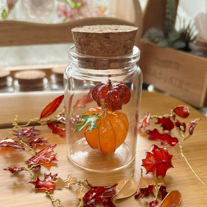 Build your own autumn pumpkin jar!