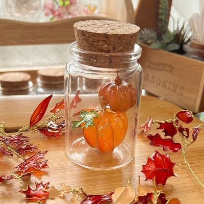 Build your own autumn pumpkin jar!