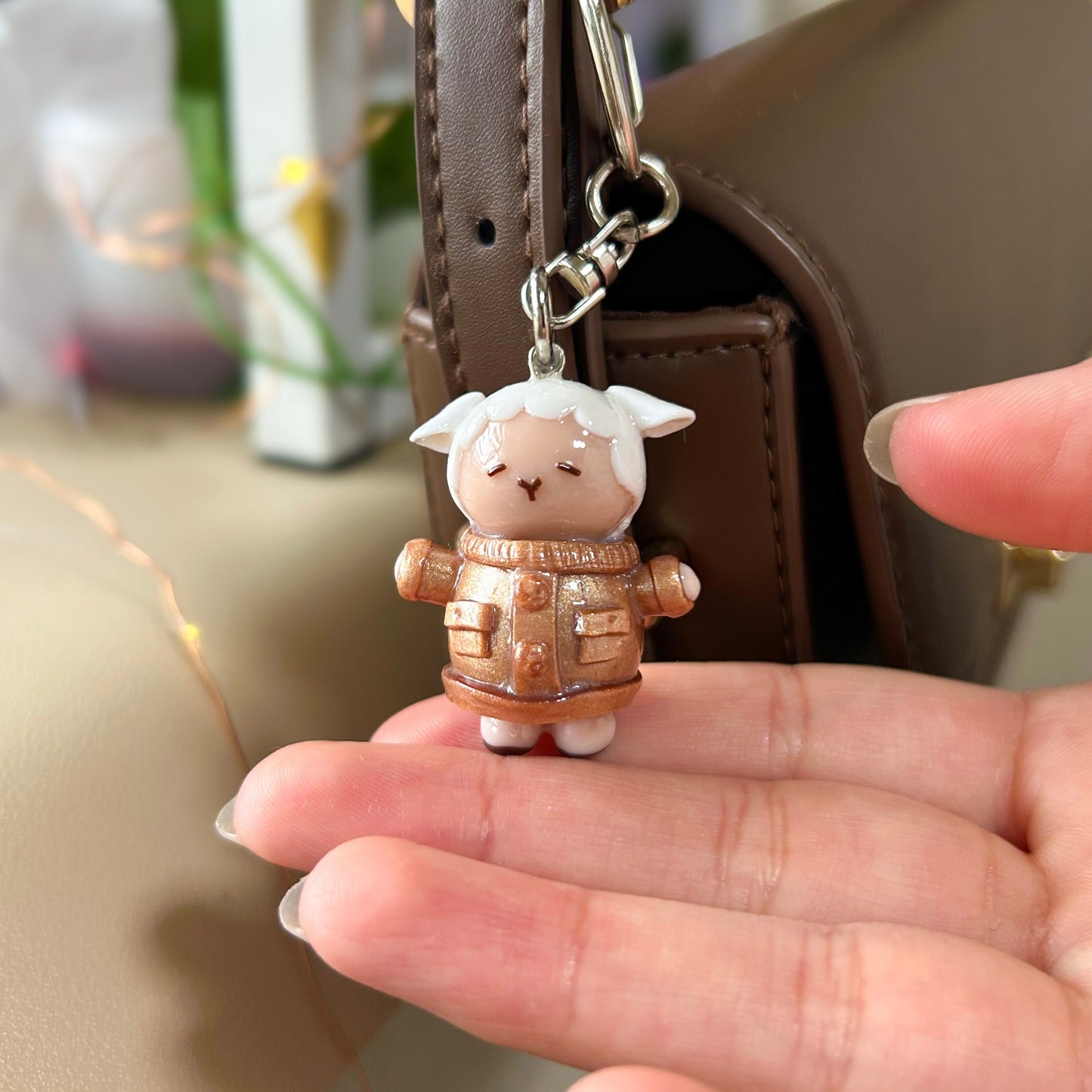 Cardigan Sheep Keychain
