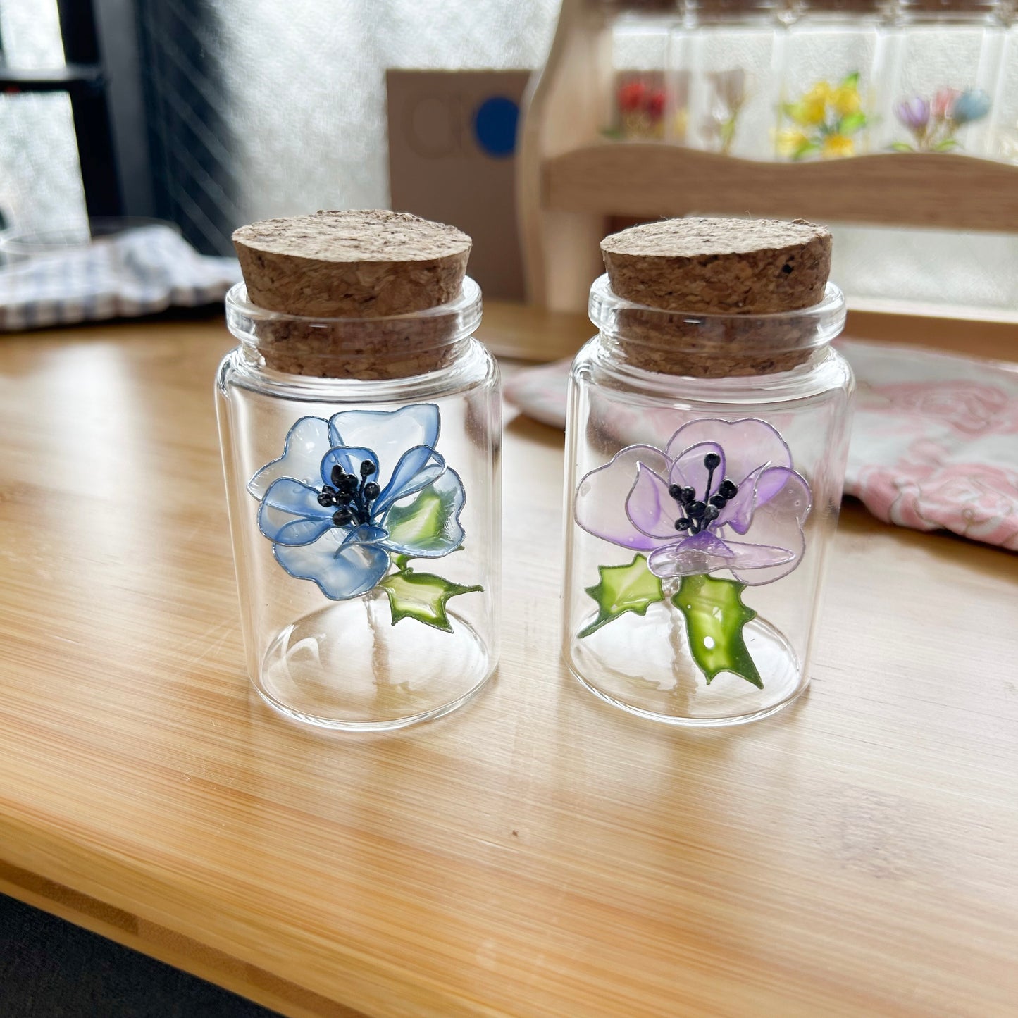 Lailo’s anemone flowers in a jar