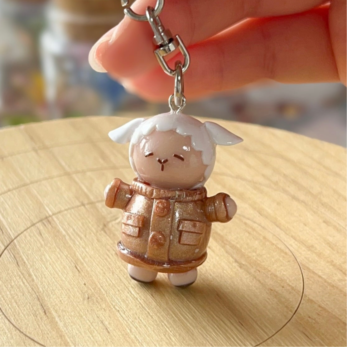 Cardigan Sheep Keychain