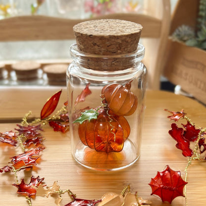 Build your own autumn pumpkin jar!