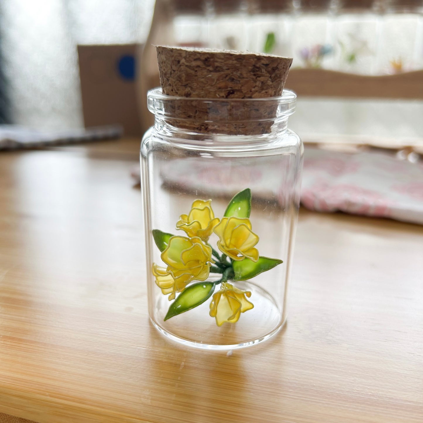 Lailo’s bouquet in a jar