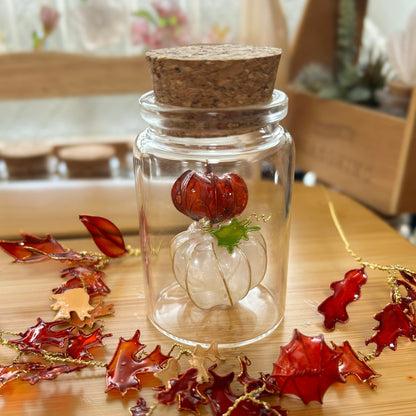 Build your own autumn pumpkin jar!