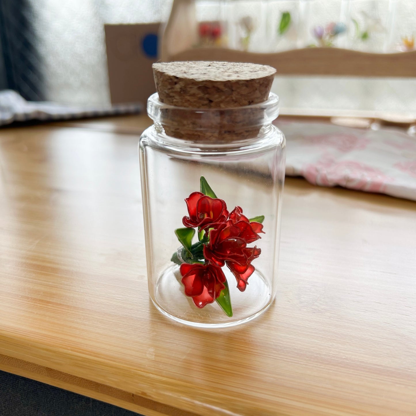 Lailo’s bouquet in a jar