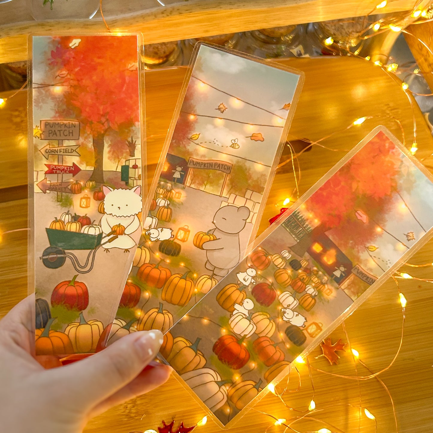 Pumpkin patch bookmark bundle