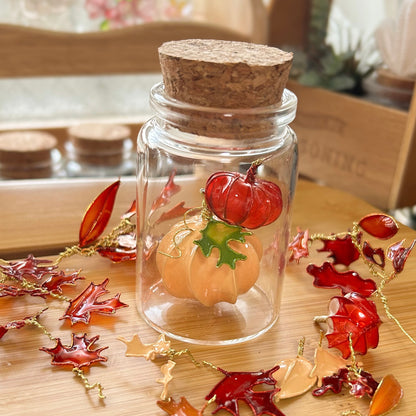 Build your own autumn pumpkin jar!