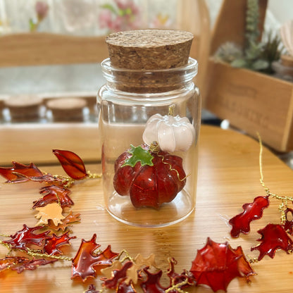 Build your own autumn pumpkin jar!