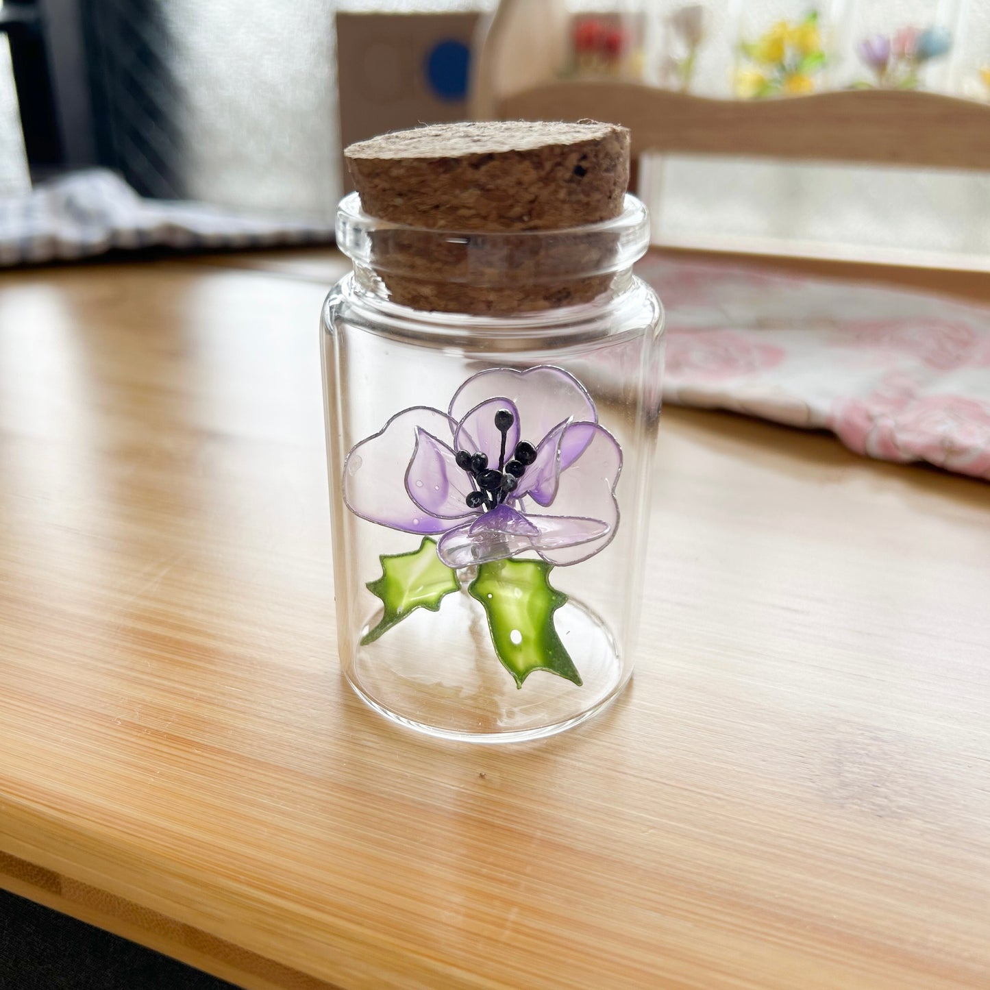 Lailo’s anemone flowers in a jar