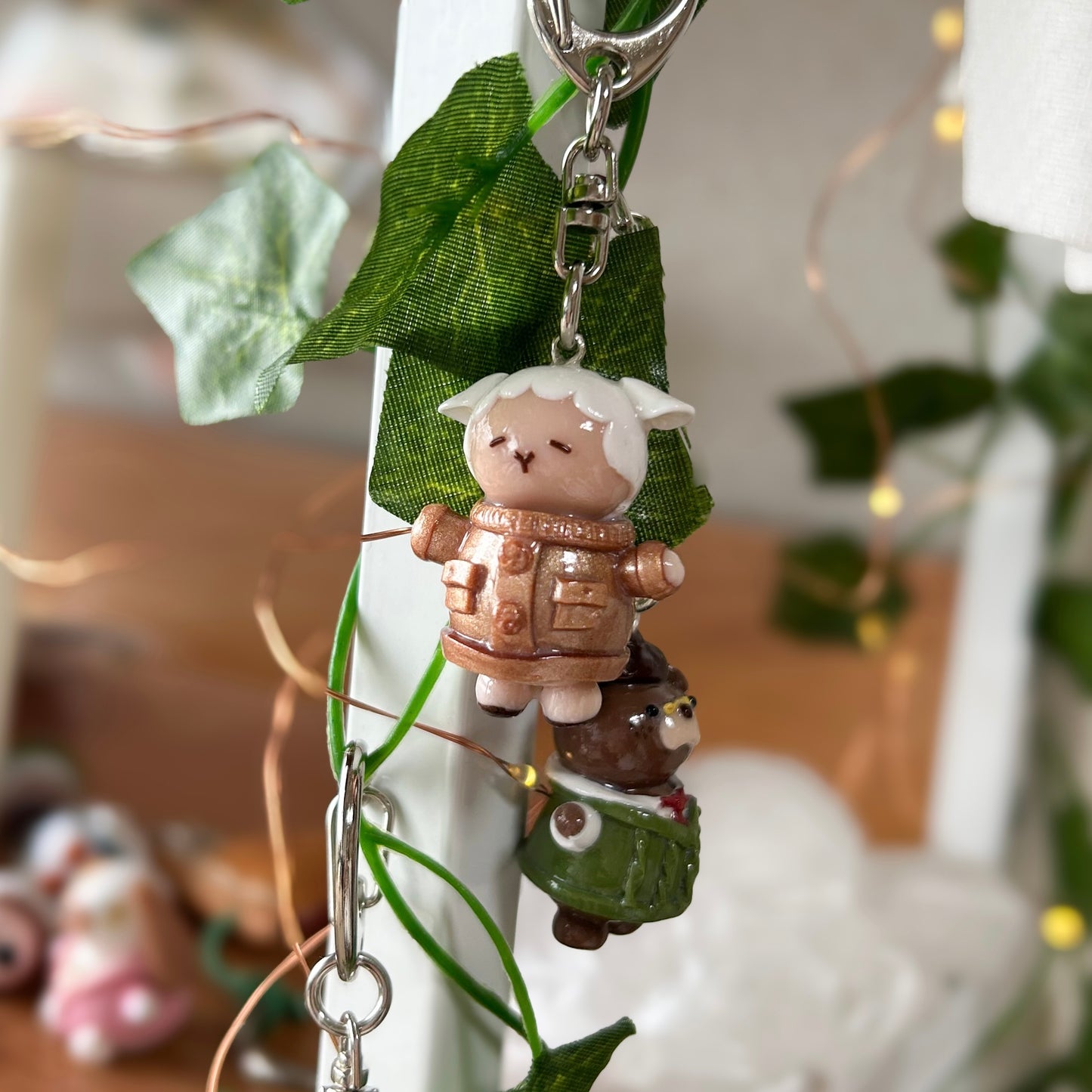 Cardigan Sheep Keychain